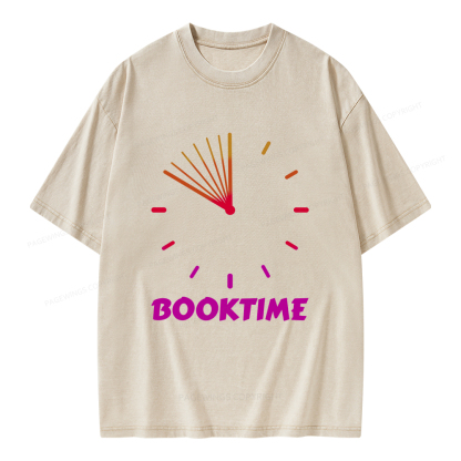 Pagewings Booktime Unisex Washed T-shirt