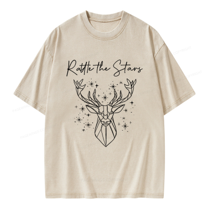 Pagewings Rattle the Stars Unisex Washed T-shirt