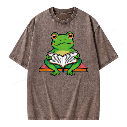 Pagewings reading book T-Shirts Unisex Washed T-shirt
