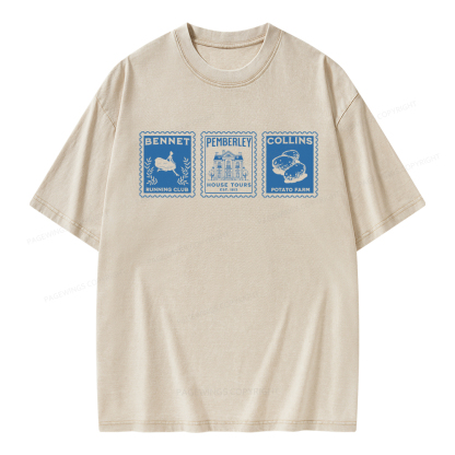 Pagewings The Answer Is Unisex Washed T-shirt