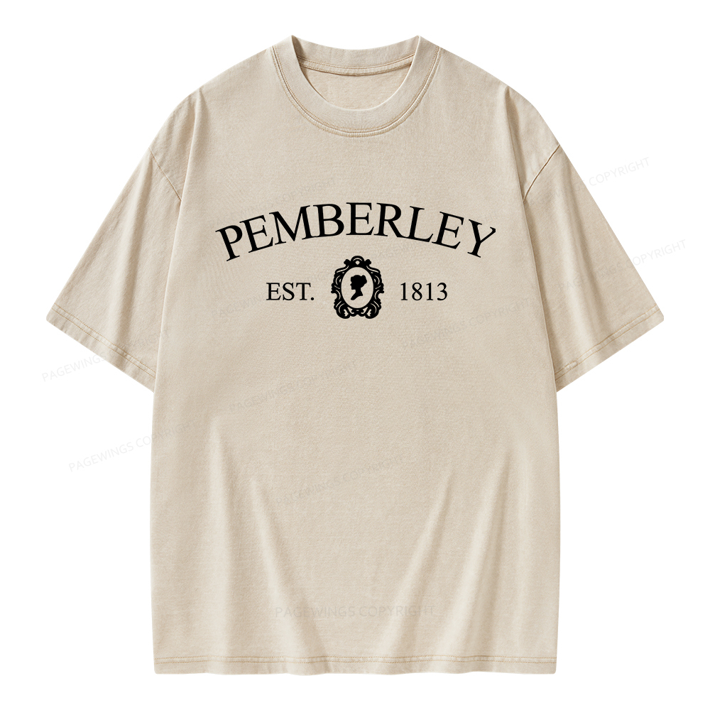 Pagewings Pemberley Unisex Washed T-shirt