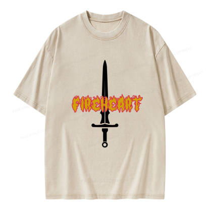 Pagewings Fireheart Aelin The Thirteen Unisex Washed T-shirt