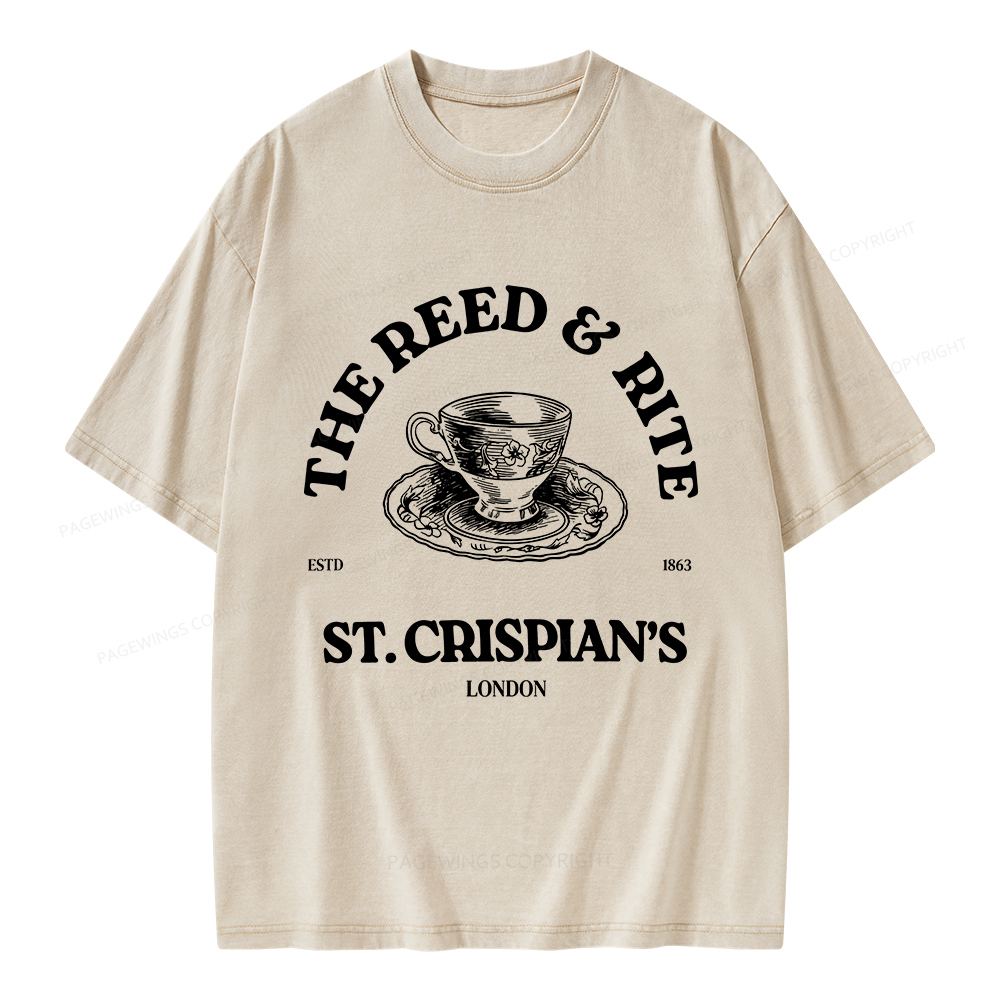 Pagewings The Reed Unisex Washed T-shirt