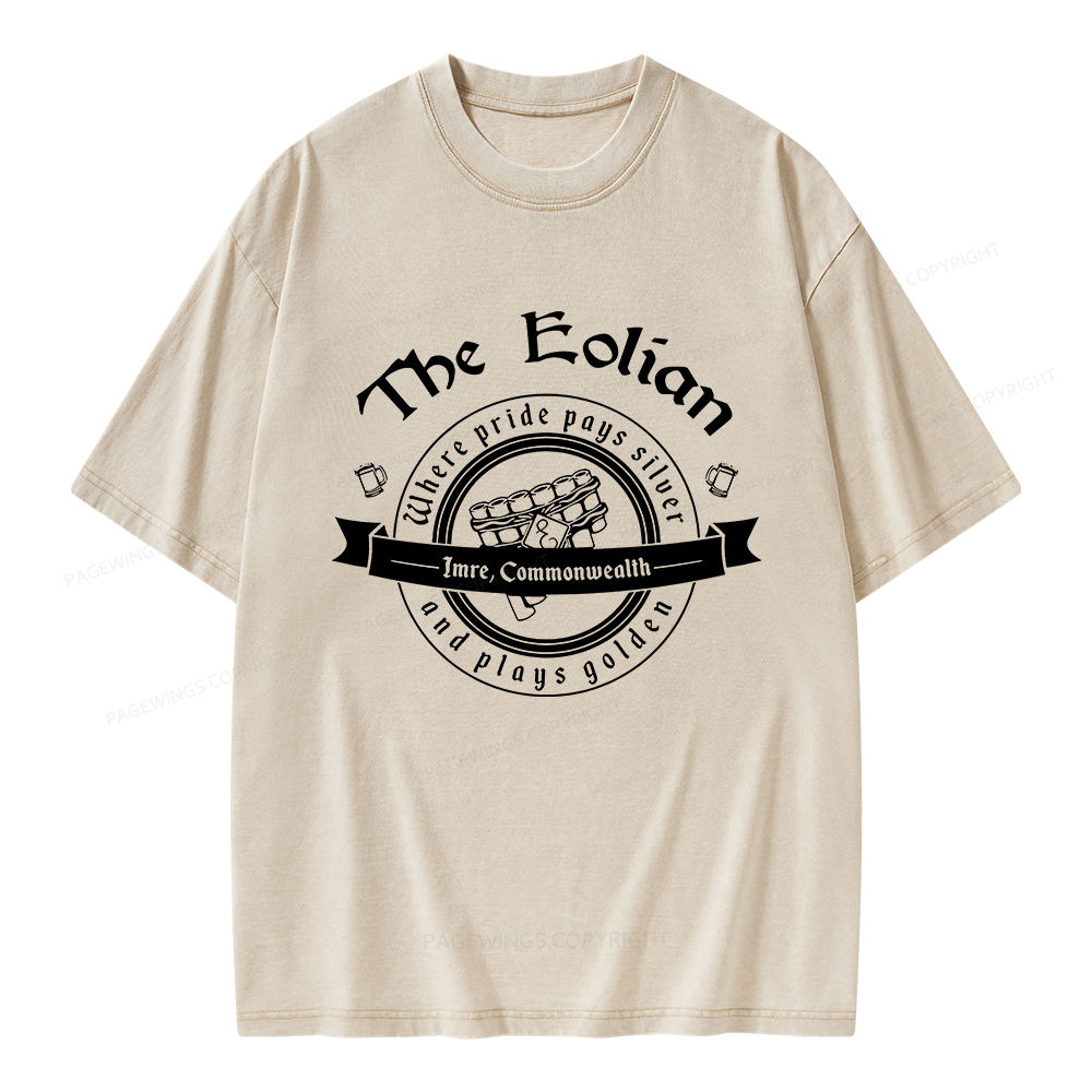 Pagewings Eolian Bar Unisex Washed T-shirt