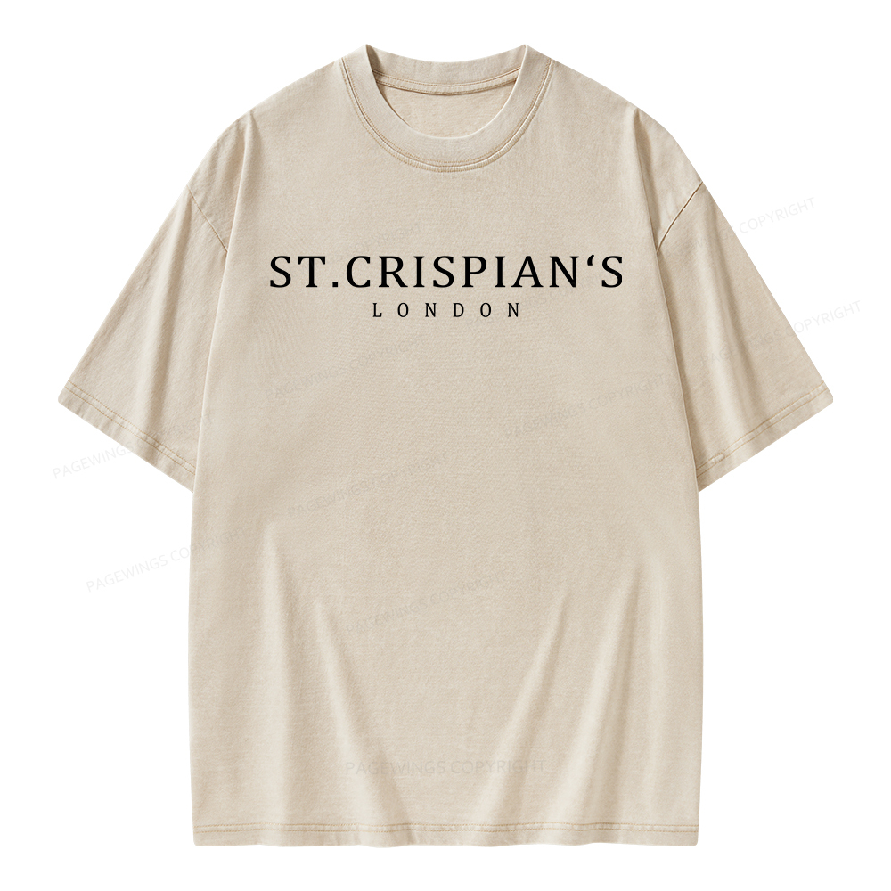 Pagewings Crispian's Unisex Washed T-shirt