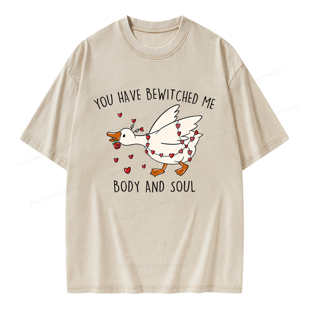 Pagewings You Have Bewitched Me Body And Soul Unisex Washed T-shirt