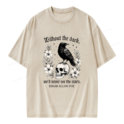 Pagewings Without The Dark Unisex Washed T-shirt