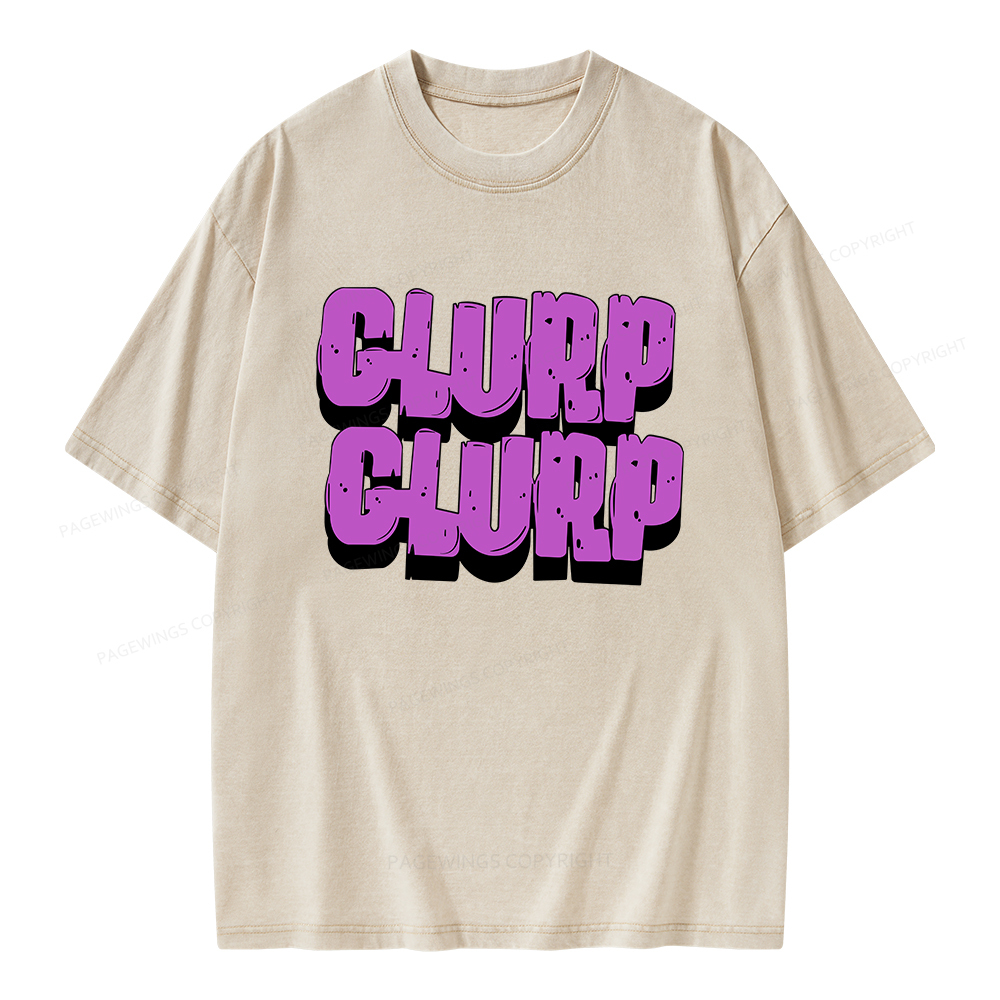 Pagewings Glurp Glurp Unisex Washed T-shirt