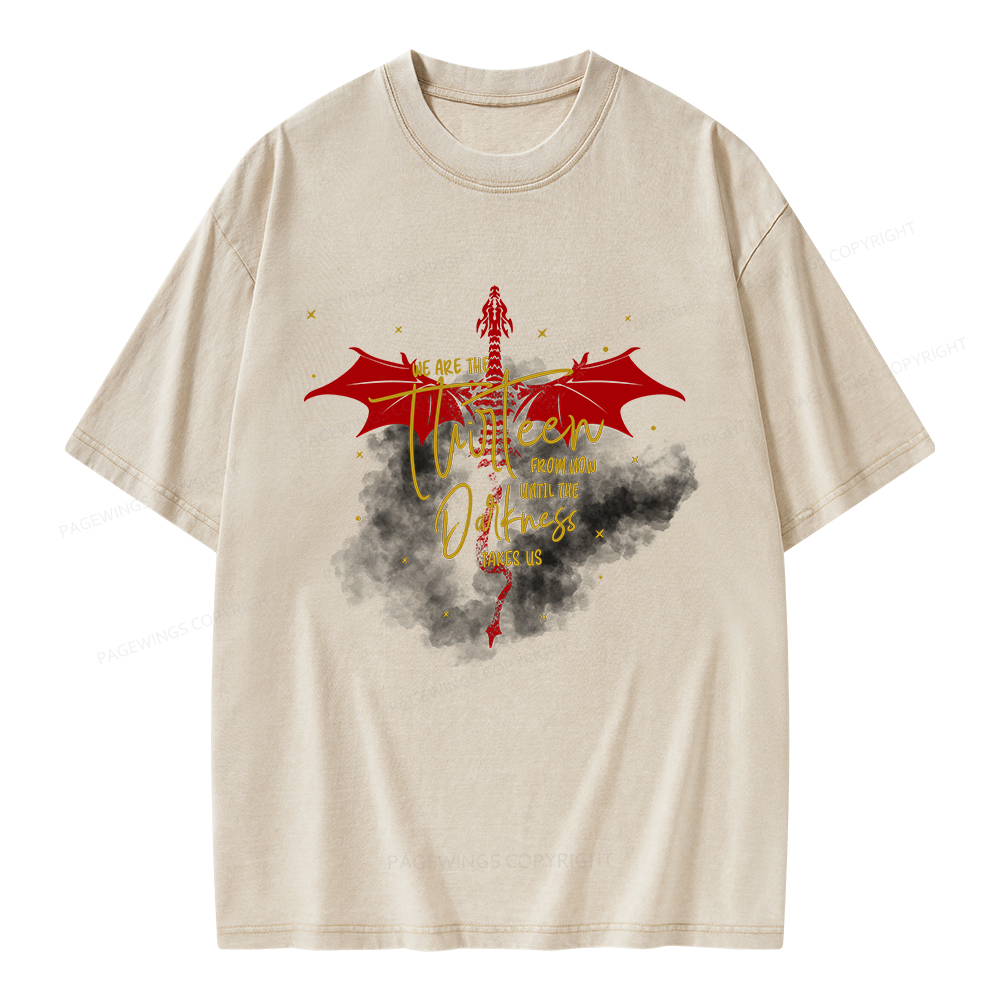 Pagewings We are the Thirteen Unisex Washed T-shirt