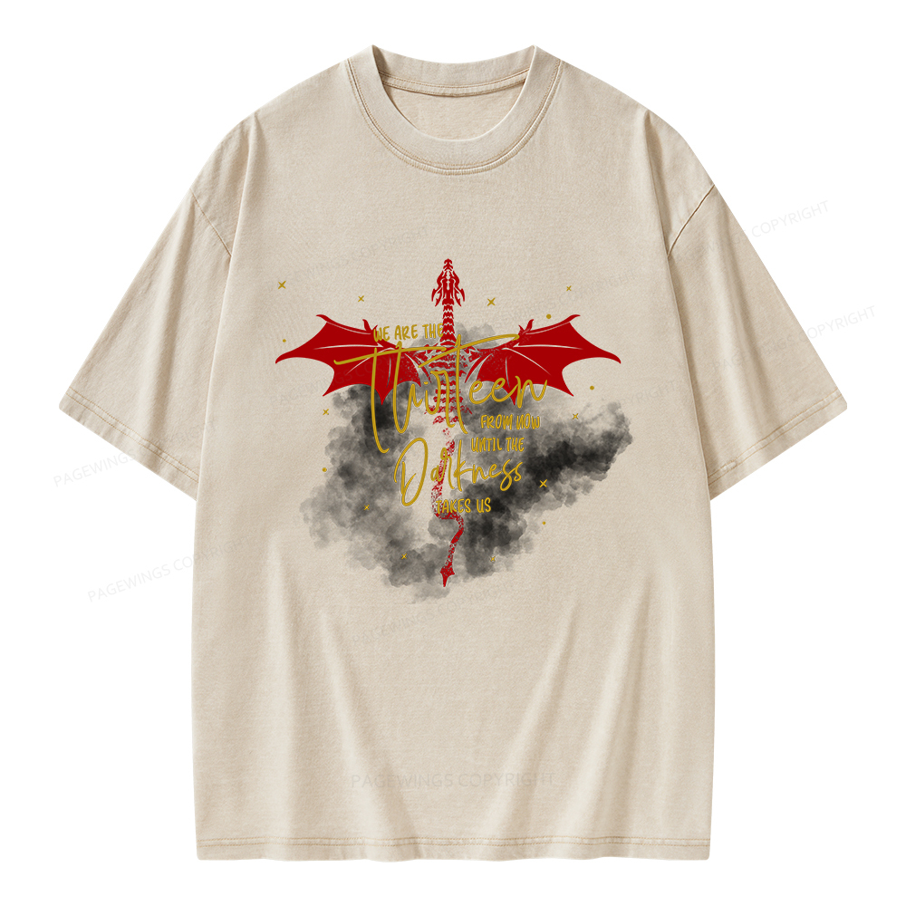 Pagewings We are the Thirteen Unisex Washed T-shirt