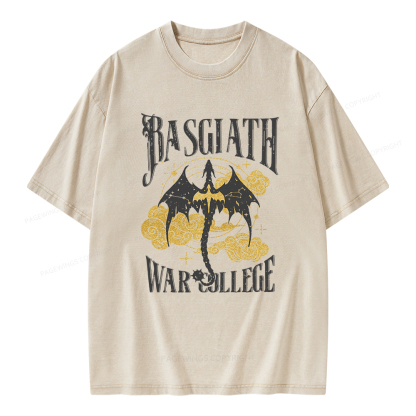 Pagewings Rasgiath Warcollege Unisex Washed T-shirt