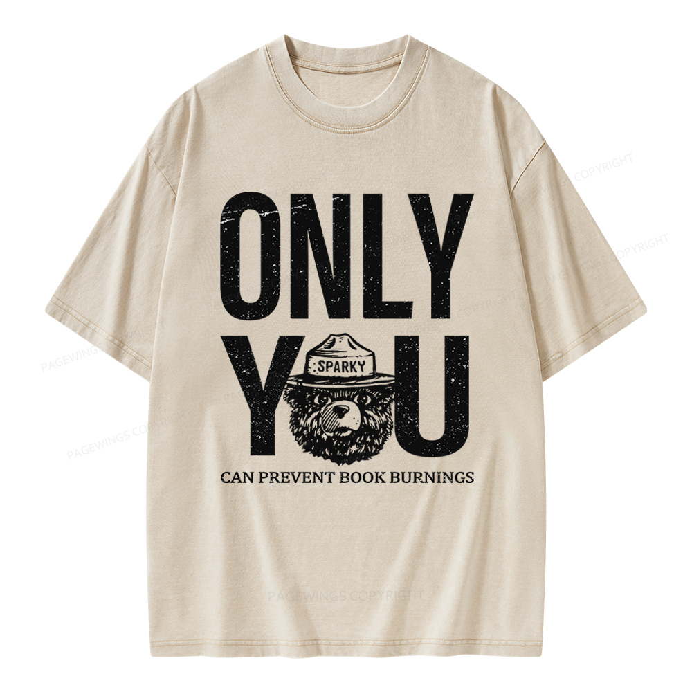 Pagewings Only You Unisex Washed T-shirt-Pagewings sale