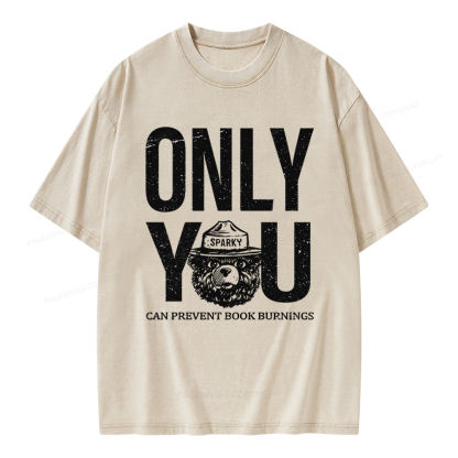 Pagewings Only You Unisex Washed T-shirt