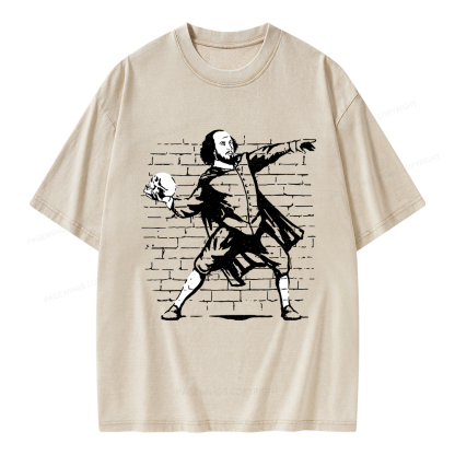 Pagewings The Poet Unisex Washed T-shirt
