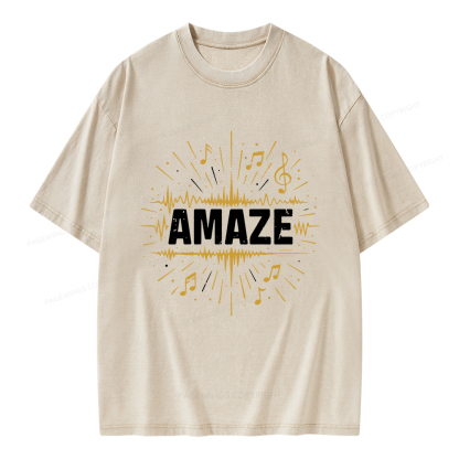 Pagewings Amaze Unisex Washed T-shirt