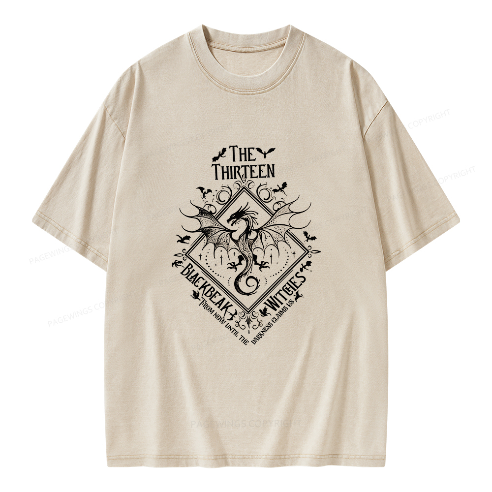 Pagewings The Thirteen Unisex Washed T-shirt