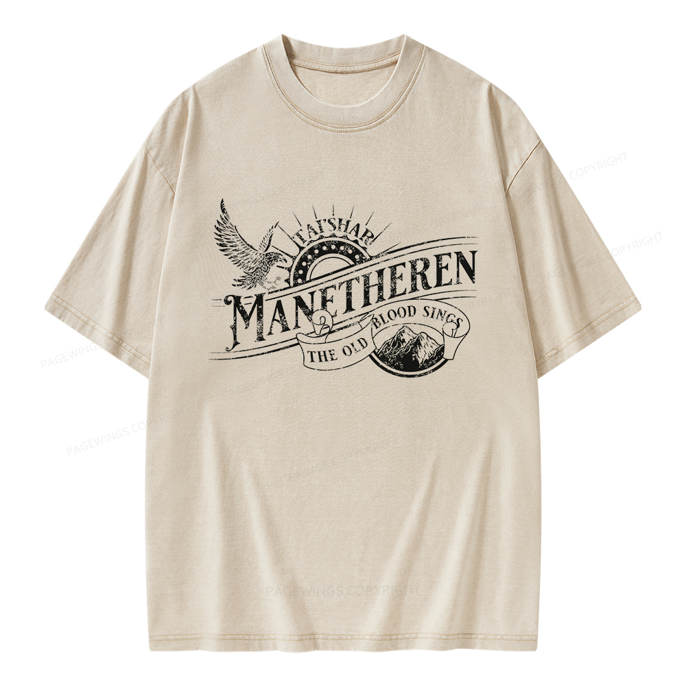 Pagewings Manetheren Unisex Washed T-shirt