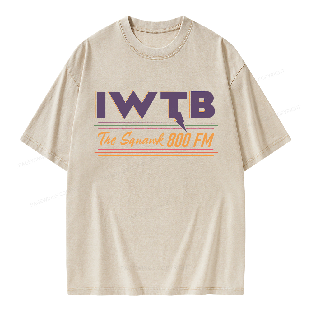 Pagewings I’m With The Banned Unisex Washed T-shirt