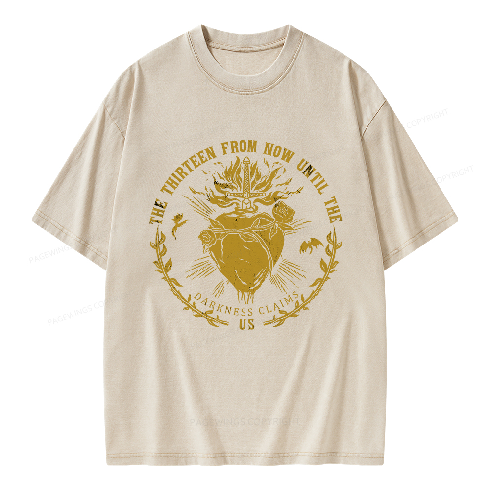 Pagewings The Thirteen Unisex Washed T-shirt