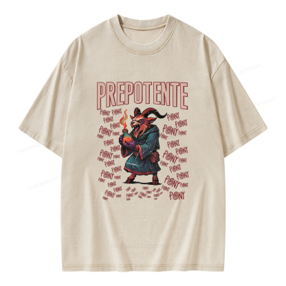 Pagewings Prepotente Unisex Washed T-shirt
