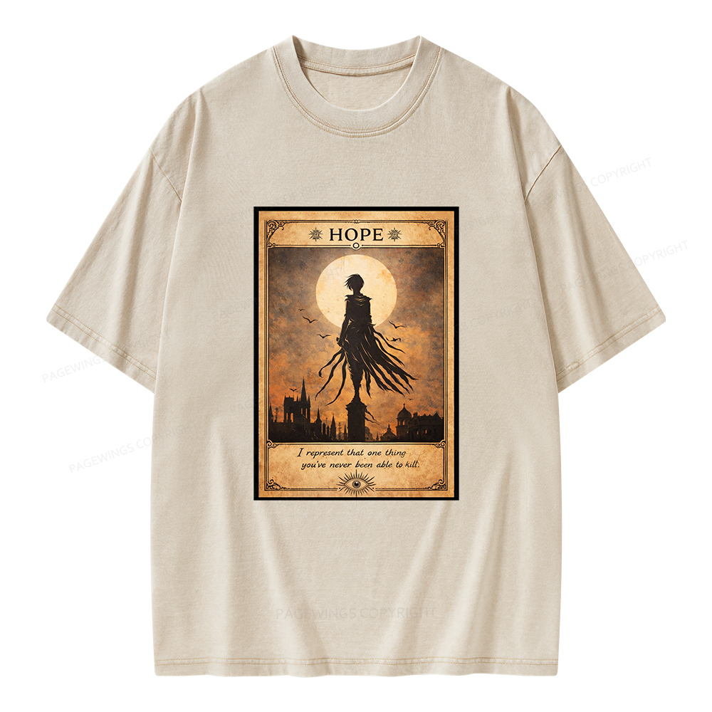 Pagewings Hope Unisex Washed T-shirt