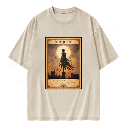 Pagewings Hope Unisex Washed T-shirt