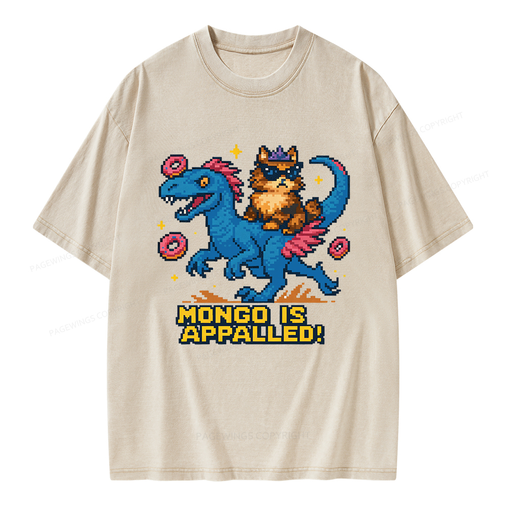 Pagewings Mongo Is Appalled Unisex Washed T-shirt