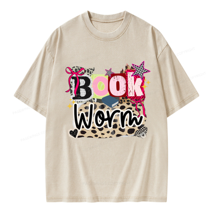 Pagewings Bookworm Unisex Washed T-shirt