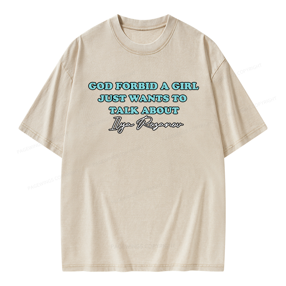 Pagewings Romance Book Lover Unisex Washed T-shirt