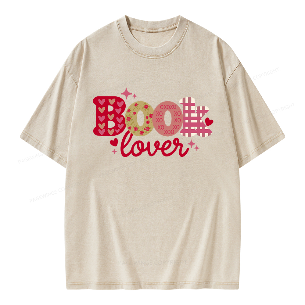 Pagewings Book Lover Unisex Washed T-shirt