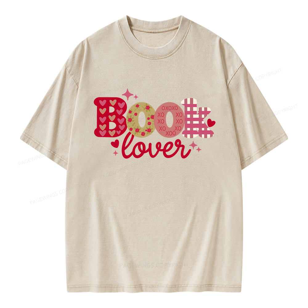 Pagewings Book Lover Unisex Washed T-shirt