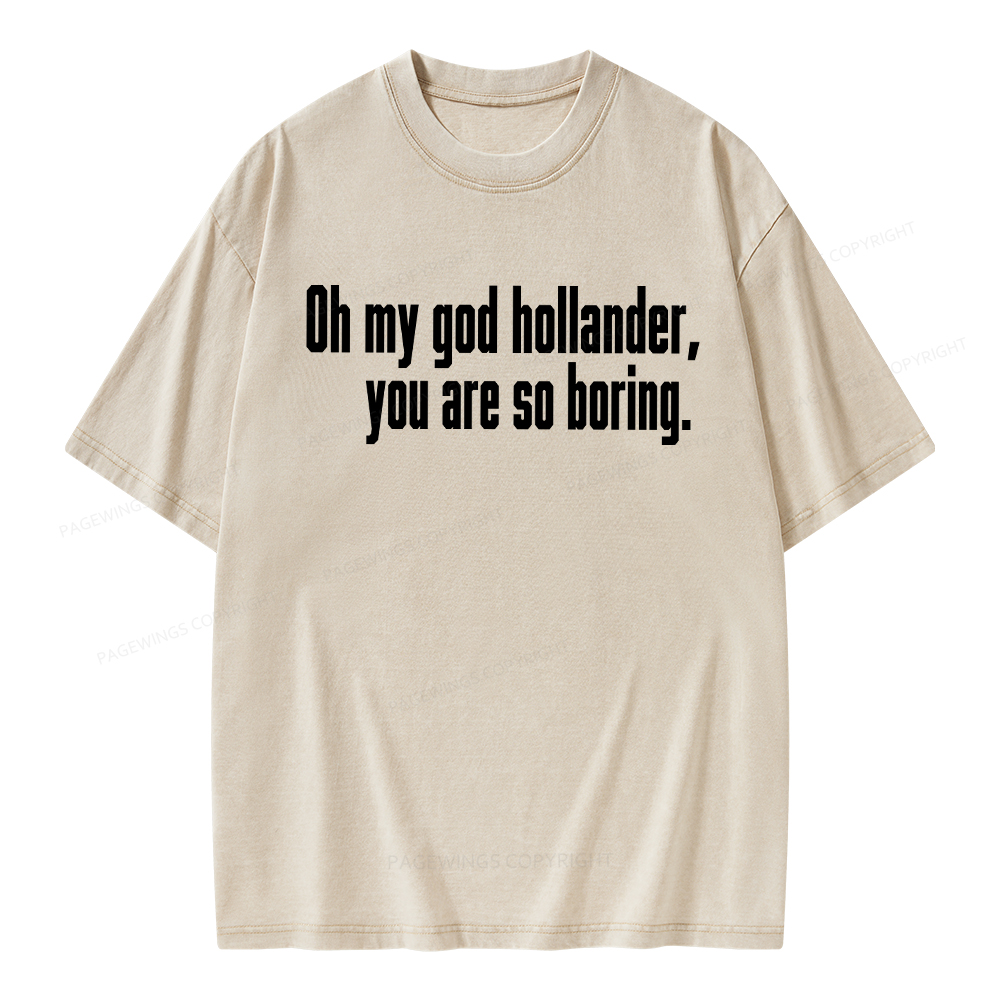 Pagewings So Boring Unisex Washed T-shirt