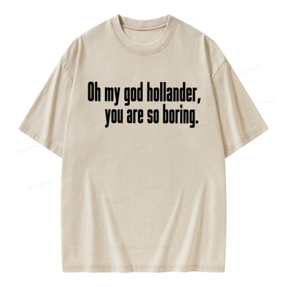 Pagewings So Boring Unisex Washed T-shirt