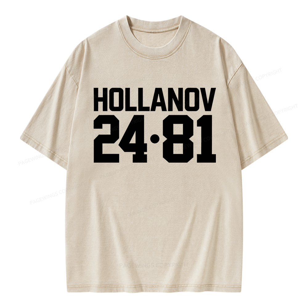 Pagewings Romance Numbers Unisex Washed T-shirt