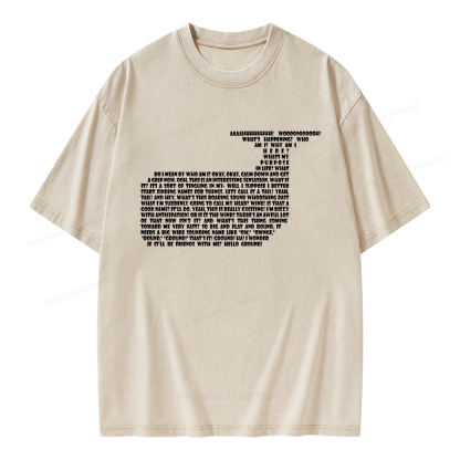 Pagewings Sci-Fi Book Lover Unisex Washed T-shirt