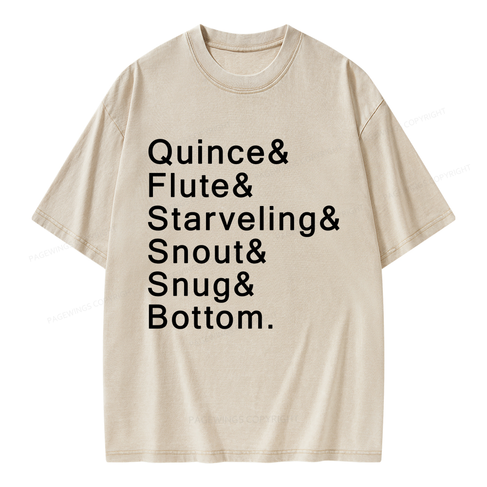 Pagewings The Mechanicals Unisex Washed T-shirt