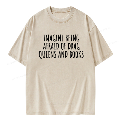 Pagewings Funny Liberal Shirt Unisex Washed T-shirt