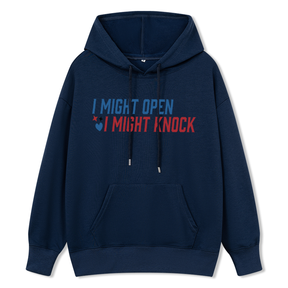 Pagewings I Might Knock Unisex Classic Hoodie
