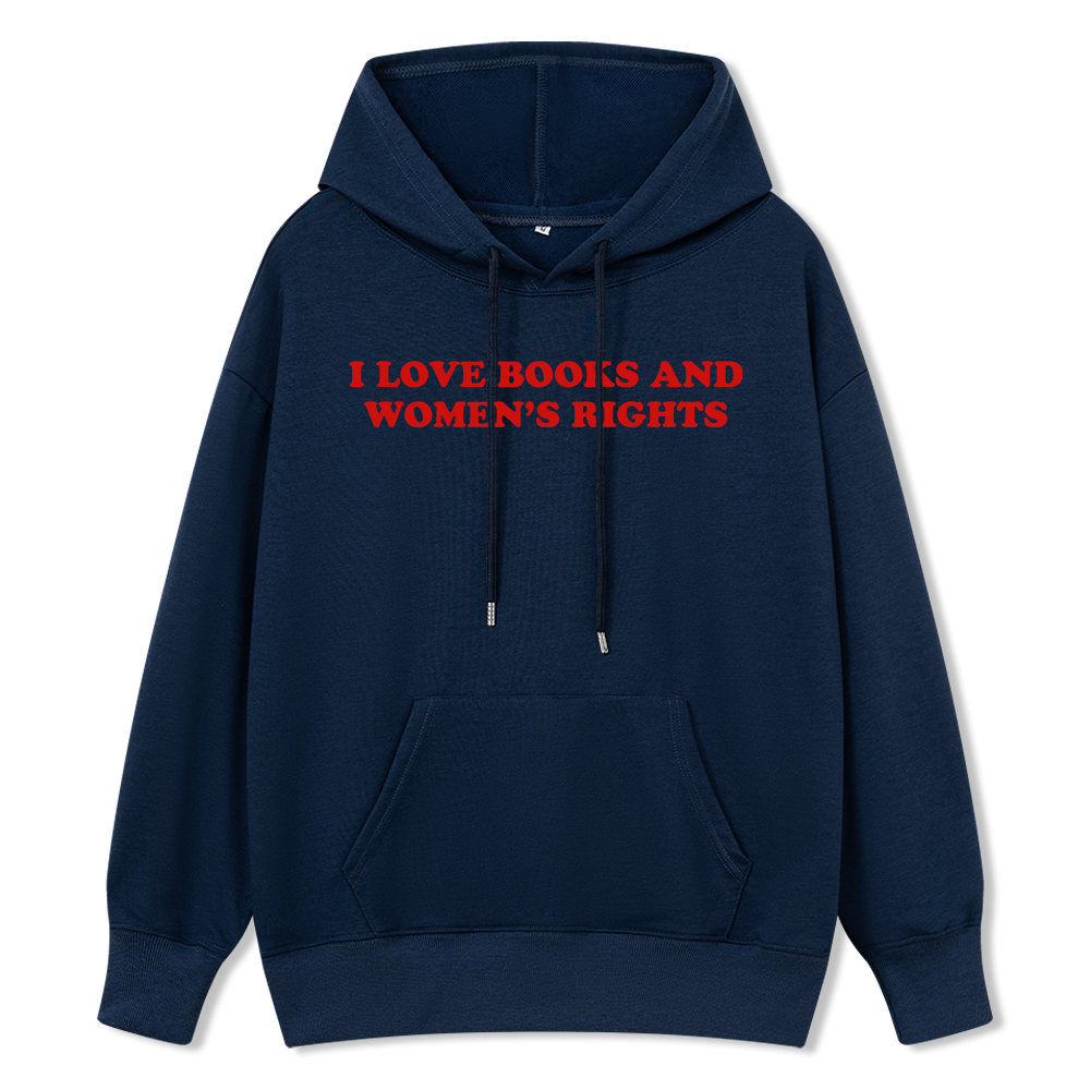 Pagewings I Love Books And Women's Rights Unisex Classic Hoodie
