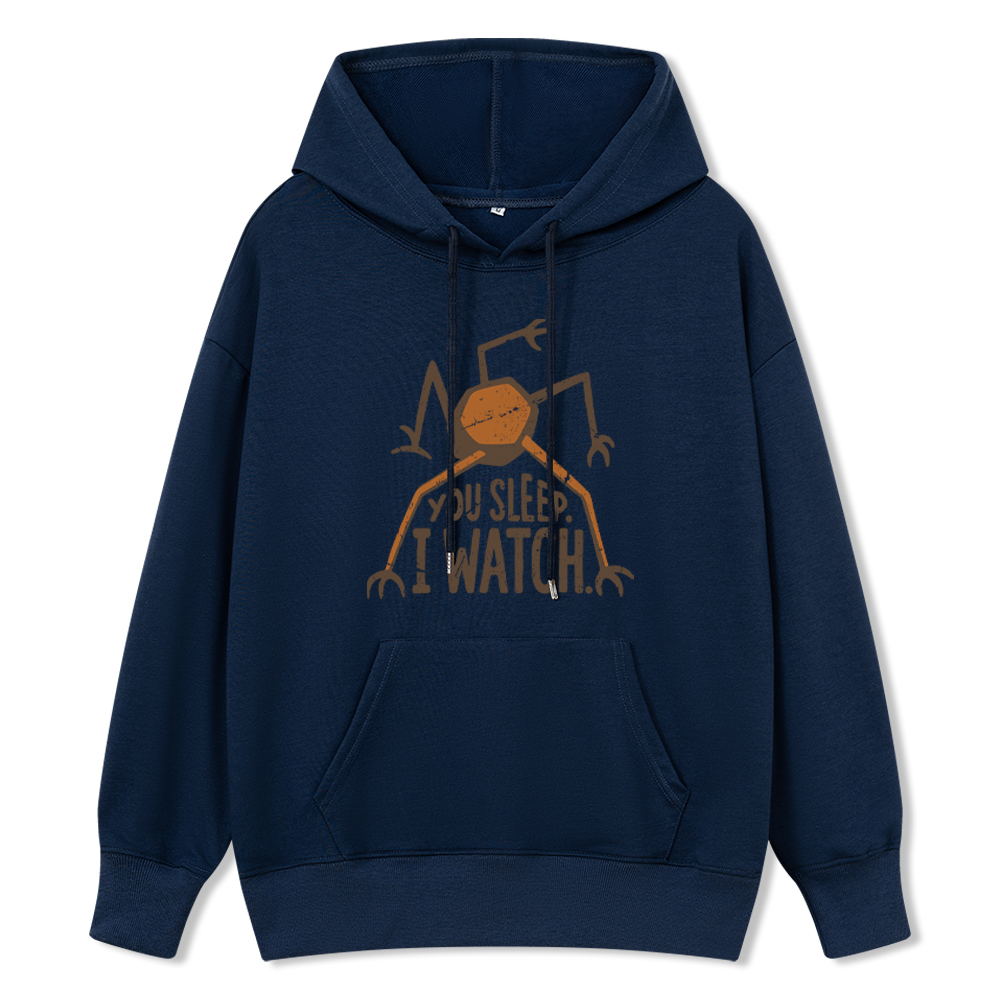 Pagewings You Sleep I Watch Unisex Classic Hoodie