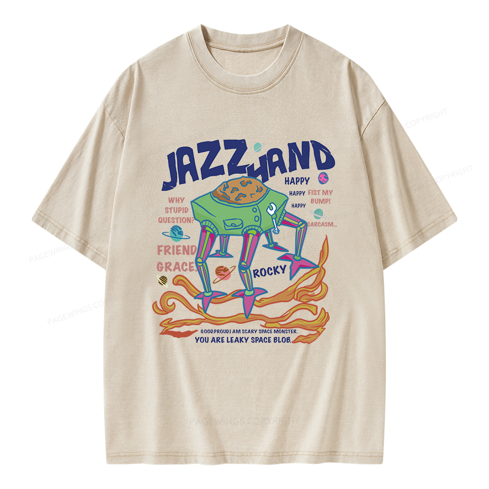 Pagewings Sci-Fi Book Lover Unisex Washed T-shirt