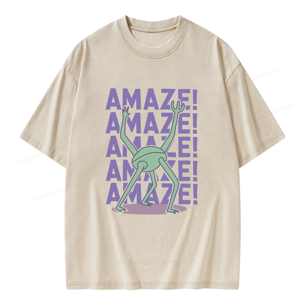 Pagewings Rocky Amaze Unisex Washed T-shirt