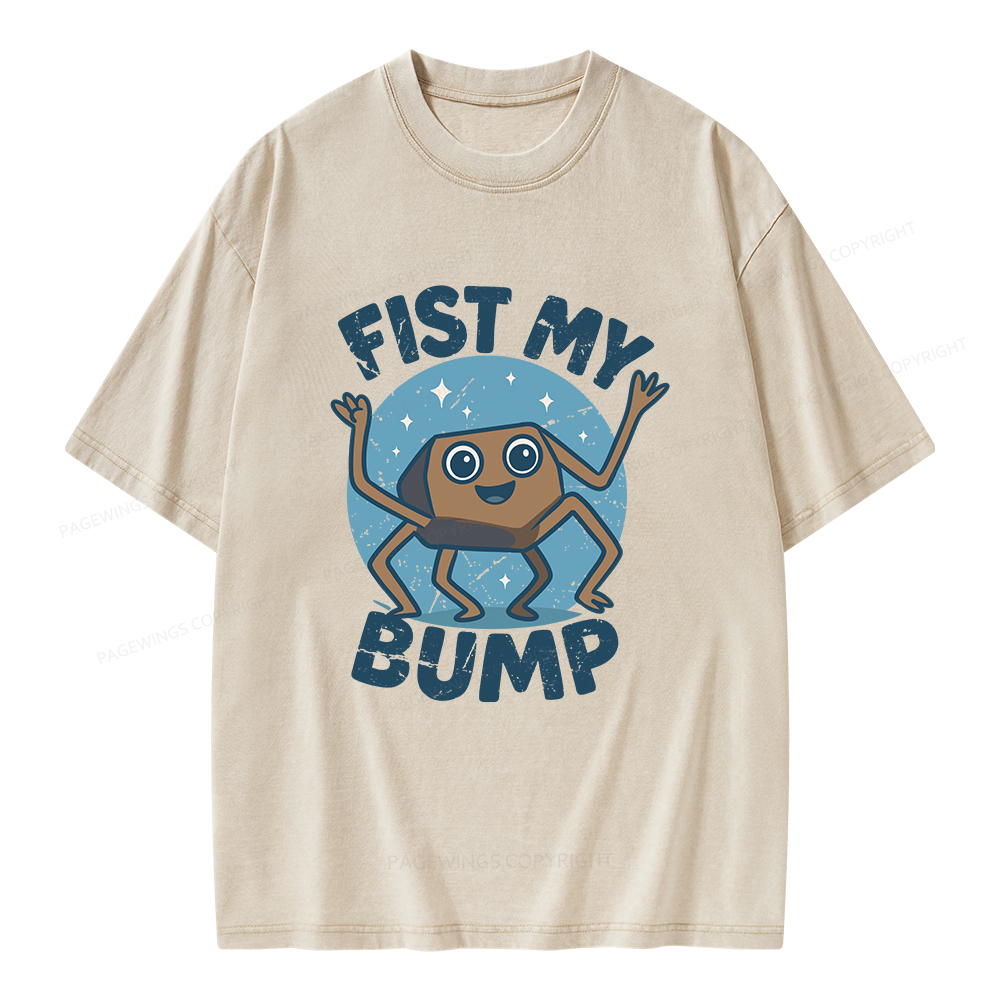 Pagewings Fist My Bump Unisex Washed T-shirt