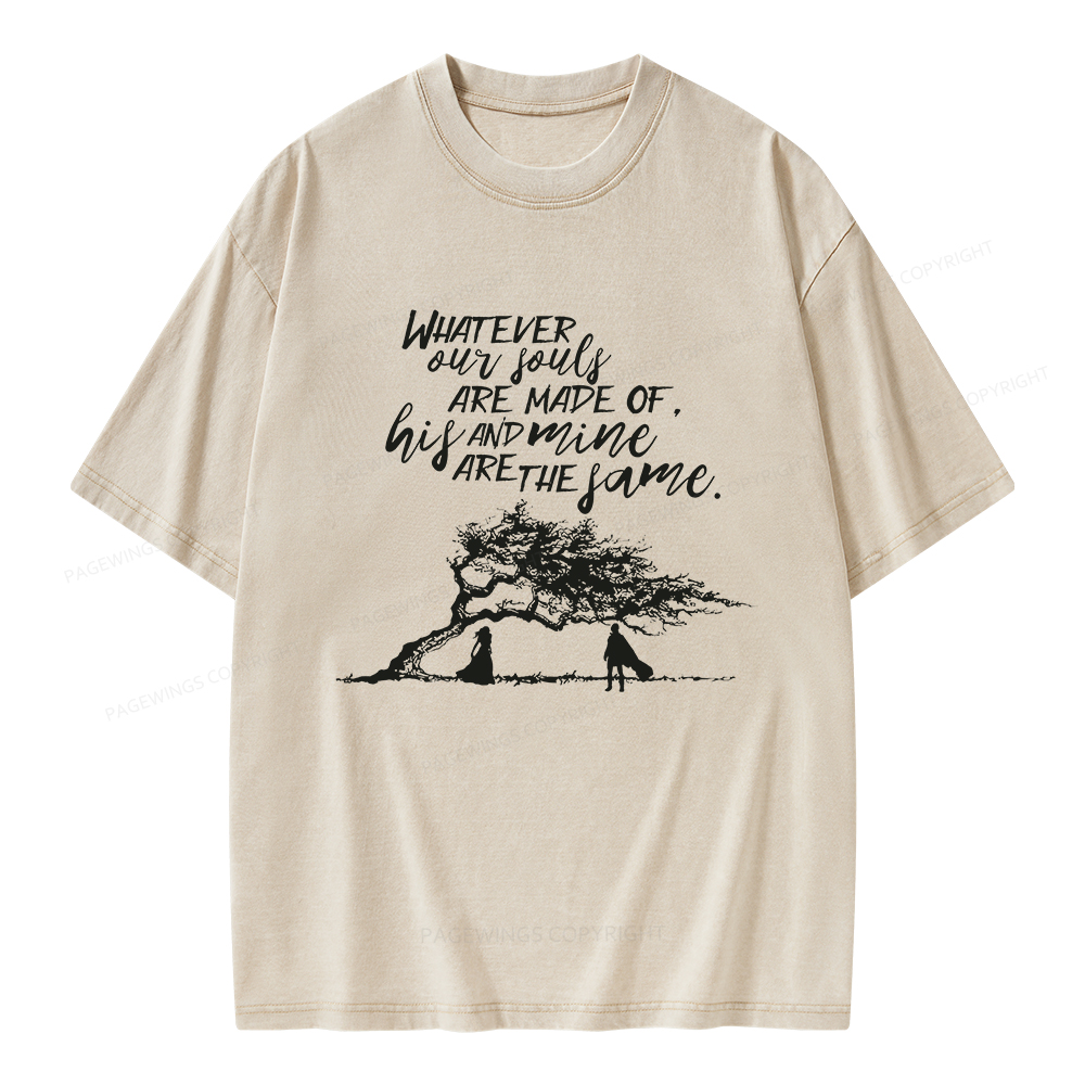 Pagewings His And Mine Are The Same Unisex Washed T-shirt