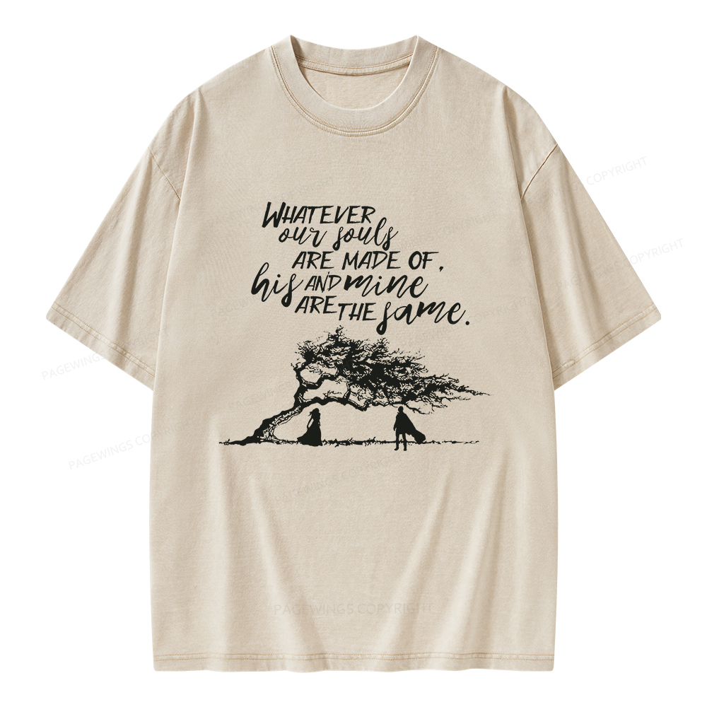 Pagewings His And Mine Are The Same Unisex Washed T-shirt