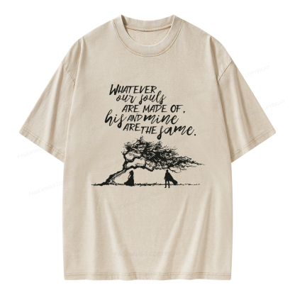 Pagewings His And Mine Are The Same Unisex Washed T-shirt
