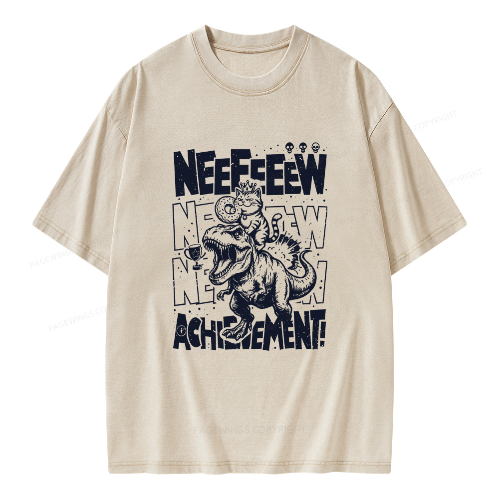 Pagewings New Achievement Book Unisex Washed T-shirt