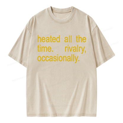 Pagewings The Time Rivalry Occasionally Unisex Washed T-shirt