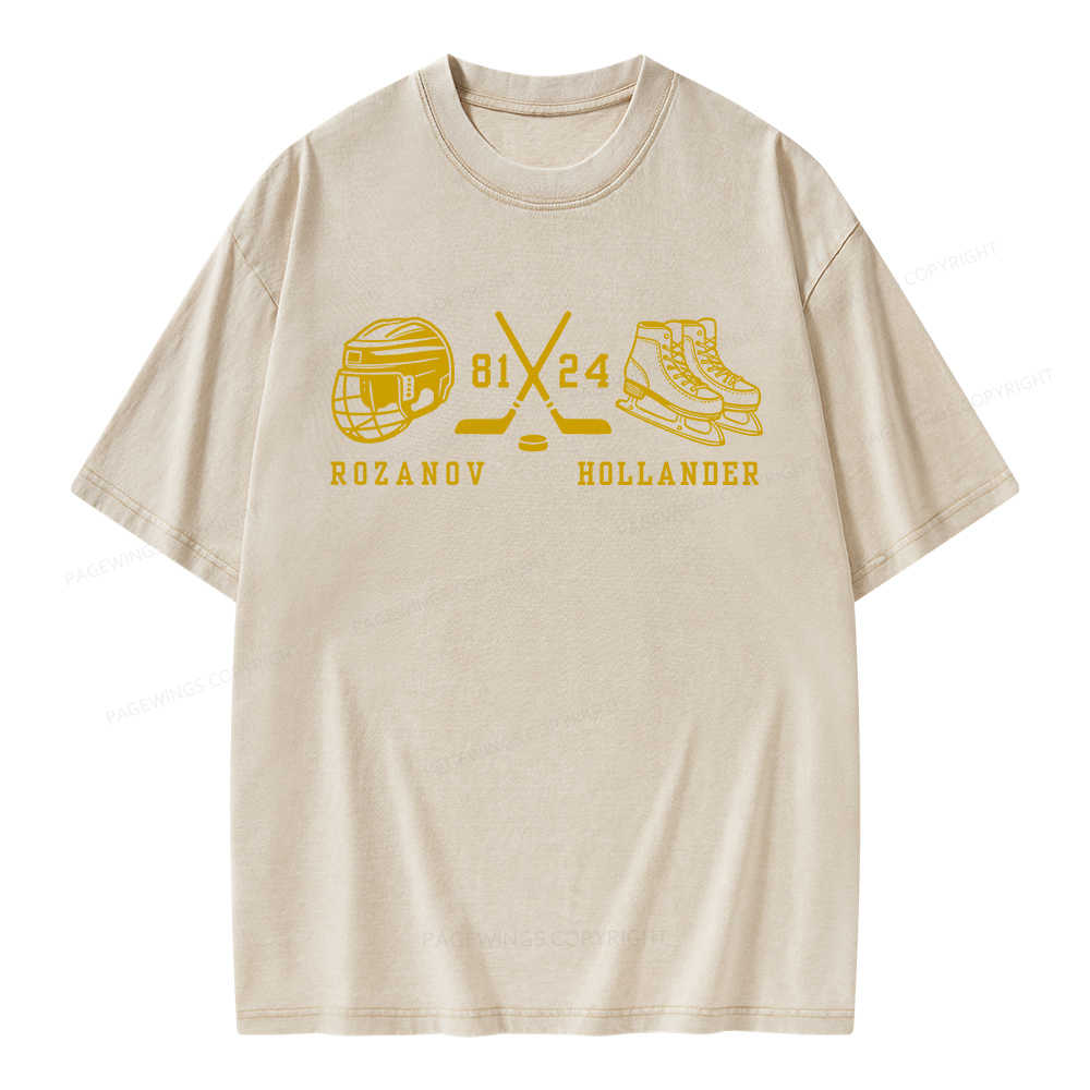 Pagewings Romance Novel Lover Unisex Washed T-shirt