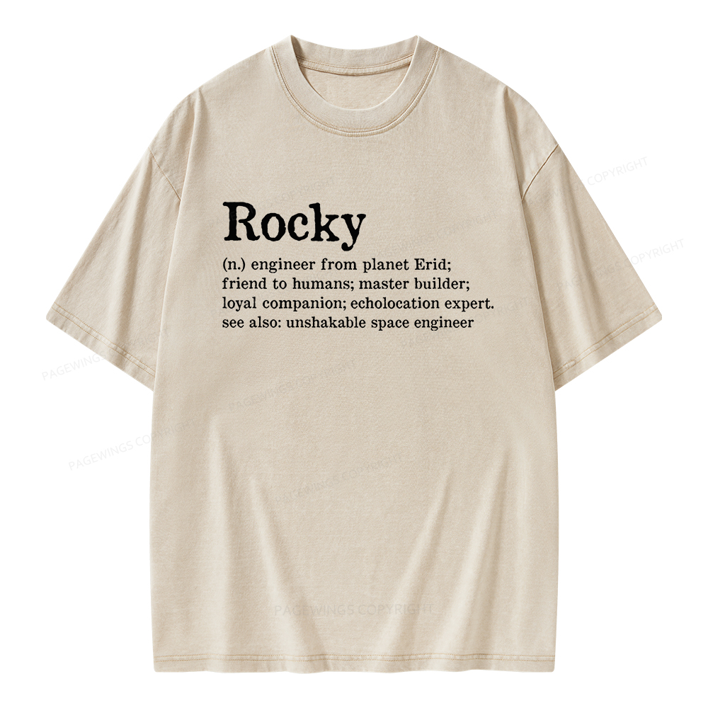 Pagewings Rocky Unisex Washed T-shirt